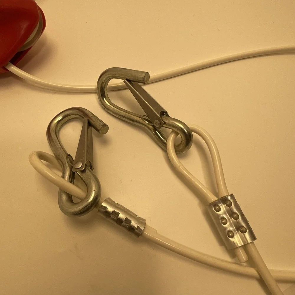 Boat Cable Bridle with Stainless Hooks 8ft Wakeboard Skiing Tubing‎ Towing